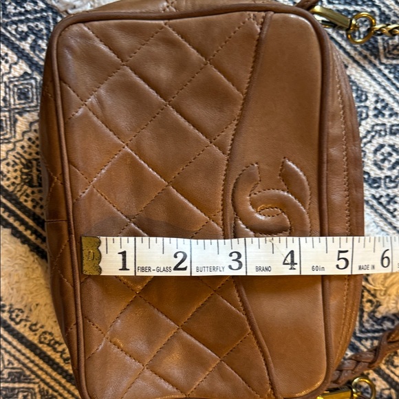 Chanel Camel Quilted Crossbody Camera Bag - Picture 13 of 16